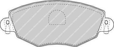 Front Brake Pad Set Fits Ford Ford Australia Jaguar OE 1121894 Ferodo FDB1425