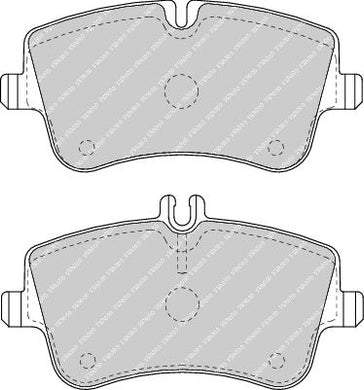 Front Brake Pad Set Fits Mercedes-Benz OE 34202620 Ferodo FDB1429