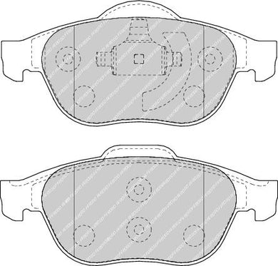 Front Brake Pad Set Fits Renault OE 7701206599 Ferodo FDB1441
