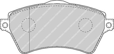 Front Brake Pad Set Fits Land Rover OE LR021899 Ferodo FDB1473