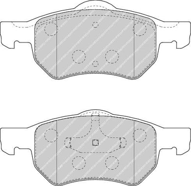 Front Brake Pad Set Fits Chrysler Dodge OE 05072216AA Ferodo FDB1474