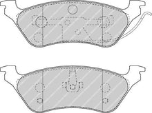 Load image into Gallery viewer, Rear Brake Pad Set Fits Chrysler Dodge Jeep OE 05019805AA Ferodo FDB1475