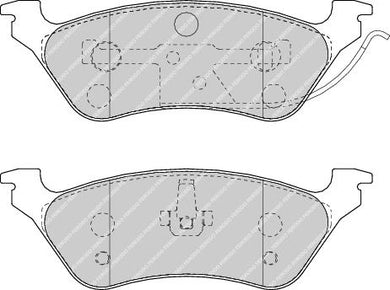 Rear Brake Pad Set Fits Chrysler Dodge Jeep OE 05019805AA Ferodo FDB1475