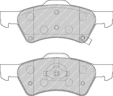Front Brake Pad Set Fits Chrysler Dodge OE 05019803AA Ferodo FDB1510