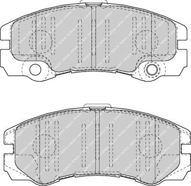 Front Brake Pad Set Fits Holden Opel Vauxhall OE 1605002 Ferodo FDB1511