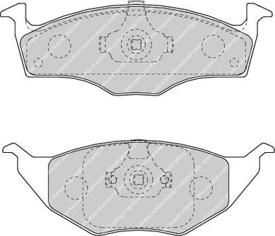 Front Brake Pad Set Fits VW OE 6E0698151 Ferodo FDB1517