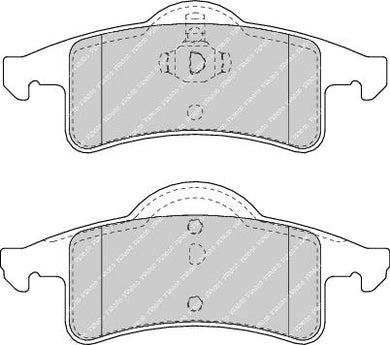 Rear Brake Pad Set Fits Jeep OE 05011970AA Ferodo FDB1524