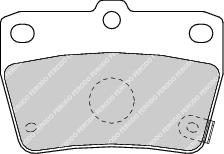 Rear Brake Pad Set Fits Toyota OE 446642020 Ferodo FDB1531