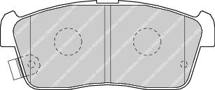 Front Brake Pad Set Fits Daihatsu Nissan Perodua Subaru Suzuki Ferodo FDB1532
