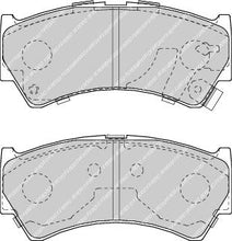 Load image into Gallery viewer, Front Brake Pad Set Fits Suzuki OE 5581064G00 Ferodo FDB1551