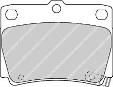 Rear Brake Pad Set Fits Mitsubishi OE MN102626 Ferodo FDB1570