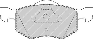 Front Brake Pad Set Fits Ford Ford USA Mazda OE 4096346 Ferodo FDB1571