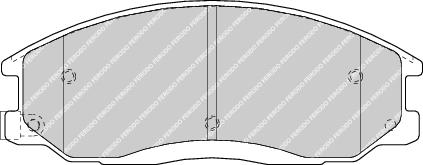 Front Brake Pad Set Fits Hyundai Ssangyong OE 4813008260 Ferodo FDB1605