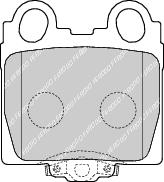 Rear Brake Pad Set Fits Lexus Toyota OE 446630120 Ferodo FDB1610