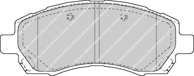 Front Brake Pad Set Fits Subaru OE 26296AC010 Ferodo FDB1612