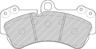 Front Brake Pad Set Fits Porsche VW OE 95535193900 Ferodo FDB1625