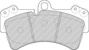 Front Brake Pad Set Fits Audi Porsche VW OE 95535193910 Ferodo FDB1626