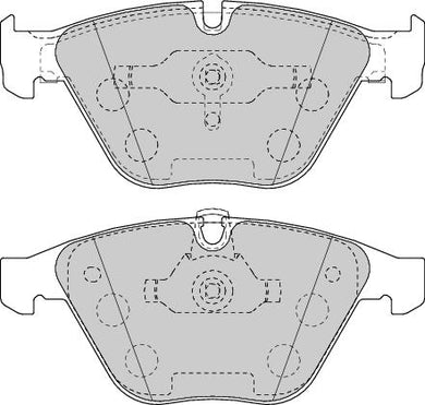 Front Brake Pad Set Fits BMW Fiat OE 34112283865 Ferodo FDB1628