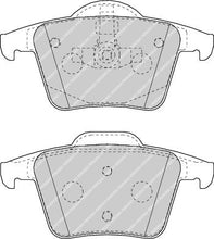 Load image into Gallery viewer, Rear Brake Pad Set Fits Volvo OE 1044 Ferodo FDB1632