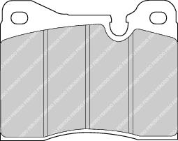 Front Brake Pad Set Fits BMW OE 34111117979 Ferodo FDB163
