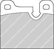 Rear Brake Pad Set Fits Alfa Romeo BMW Ferrari Porsche Ferodo FDB164