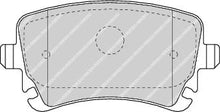 Load image into Gallery viewer, Rear Brake Pad Set Fits Audi Bentley OE 3W0698451 Ferodo FDB1655