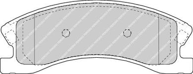 Front Brake Pad Set Fits Jeep OE 05093138AA Ferodo FDB1659