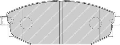 Front Brake Pad Set Fits Hyundai Mitsubishi OE 58101M1A00 Ferodo FDB1671