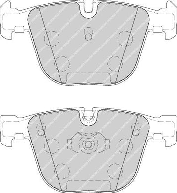 Rear Brake Pad Set Fits Bentley BMW Rolls-Royce OE 34110301476 Ferodo FDB1672
