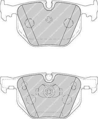 Rear Brake Pad Set Fits BMW OE 34216753850 Ferodo FDB1673