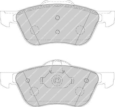 Front Brake Pad Set Fits Nissan OE 410609F525 Ferodo FDB1674