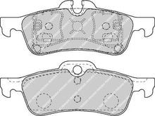 Load image into Gallery viewer, Rear Brake Pad Set Fits Mini OE 34216761288 Ferodo FDB1676