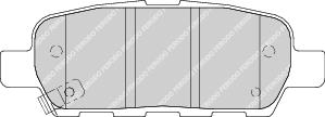 Rear Brake Pad Set Fits Infiniti Nissan Renault Suzuki Ferodo FDB1693