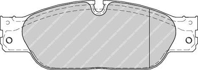 Front Brake Pad Set Fits Jaguar OE C2C15990 Ferodo FDB1711