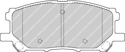 Front Brake Pad Set Fits Lexus Toyota OE 446548080 Ferodo FDB1715