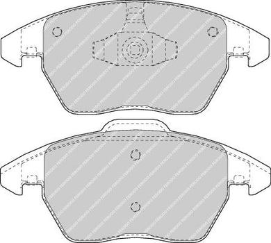 Front Brake Pad Set Fits Citroen Peugeot VW OE 425260 Ferodo FDB1728
