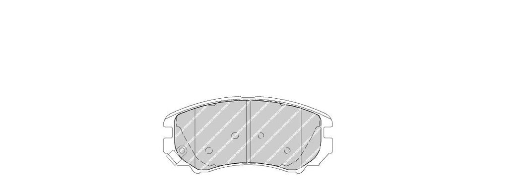 Front Brake Pad Set Fits Hyundai Kia OE 581012CA20 Ferodo FDB1733