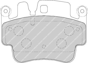 Front Brake Pad Set Fits Porsche OE 99635193014 Ferodo FDB1742