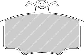Front Brake Pad Set Fits Audi Volvo OE 3277768 Ferodo FDB175