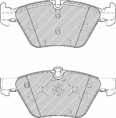 Front Brake Pad Set Fits BMW OE 34116763617 Ferodo FDB1773