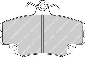 Front Brake Pad Set Fits Dacia Lada Renault OE 6001547619 Ferodo FDB1781