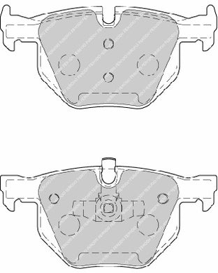 Rear Brake Pad Set Fits BMW OE 34216769105 Ferodo FDB1808
