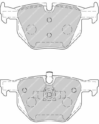 Rear Brake Pad Set Fits BMW OE 34216769105 Ferodo FDB1808