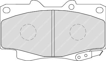 Front Brake Pad Set Fits Toyota OE 044650K020 Ferodo FDB1852