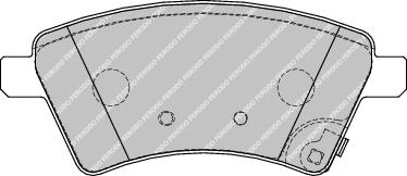 Front Brake Pad Set Fits Fiat Suzuki OE 71742853 Ferodo FDB1875