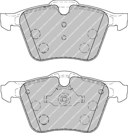 Front Brake Pad Set Fits Ford Volvo OE 1405511 Ferodo FDB1898