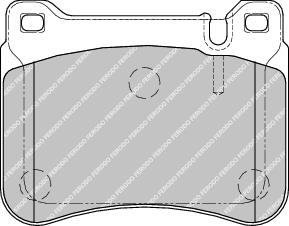 Front Brake Pad Set Fits Mercedes-Benz OE 44205120 Ferodo FDB1907