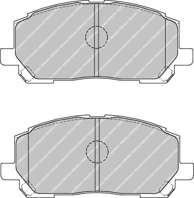 Front Brake Pad Set Fits Lexus Toyota OE 446548020 Ferodo FDB1911