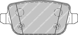 Rear Brake Pad Set Fits Ford Volvo OE 1439867 Ferodo FDB1917
