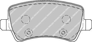 Rear Brake Pad Set Fits Ford Volvo OE 1426143 Ferodo FDB1918